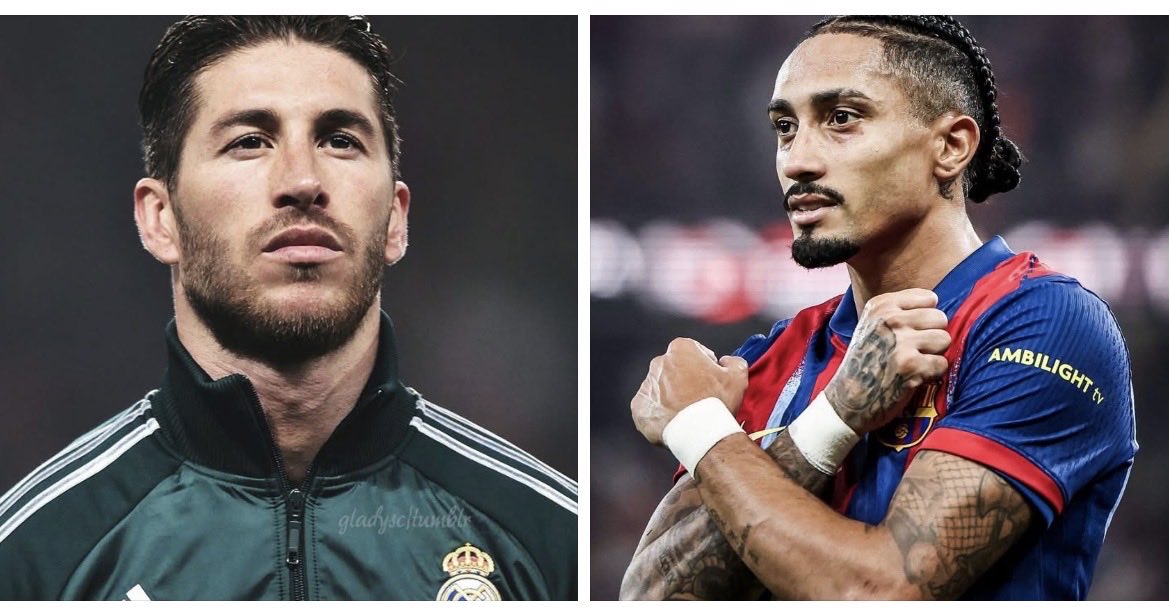 Mourinho___Jose's tweet photo. 🚨 The weirdest fact you might hear now that
Ramos has more career goals than Rafinha:

Rafinha 145 goals  
Ramos 148 goals  

Ramos was a Center Back btw 🤯 https://t.co/ZRDaYgCM1U