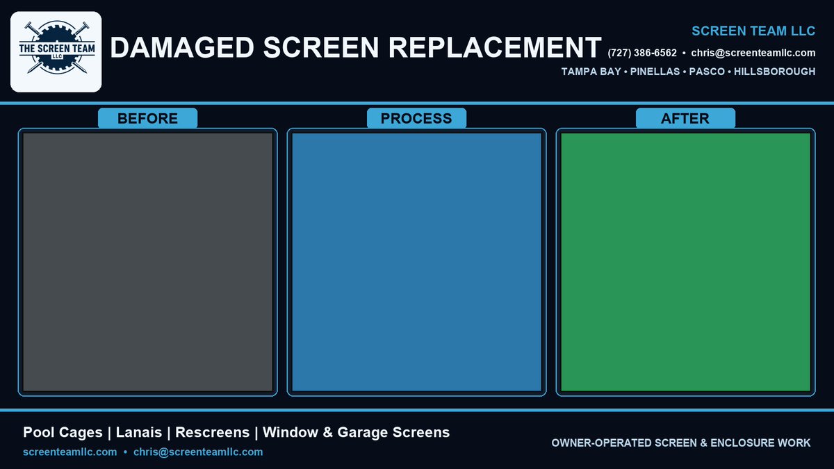 ScreenTeamLLC's tweet photo. Need help with a similar project? Call or text (727)… https://t.co/H2XxOJiZHw