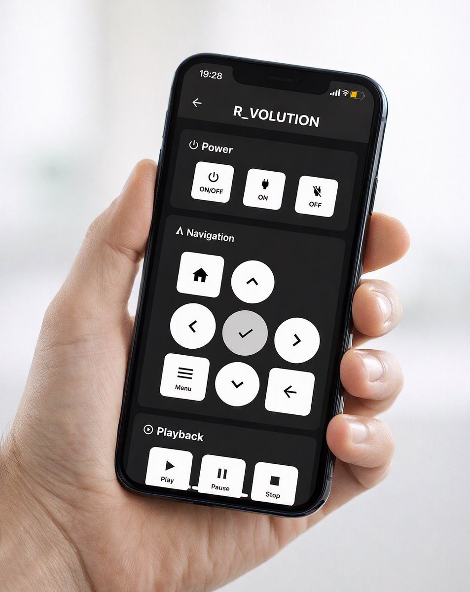 rvolutionworld's tweet photo. We’ve just added a new tutorial that explains how to use the virtual remote control app on your smartphone to control your R_volution media player.
#mediaplayer #mediacenter #liveinstall #hometheater
https://t.co/BDkUZPL6Wi https://t.co/xGKW5GtHry