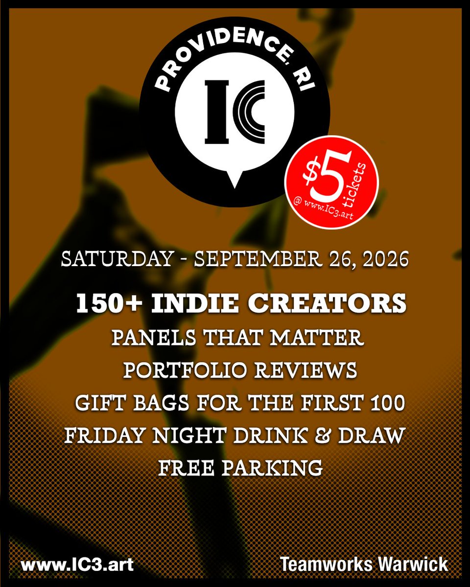matthewsardo's tweet photo. We are thrilled to announce that lettering master Nate Piekos (@natepiekos) of Blambot is heading to Indie Comics Creator Con Providence!
More info here: https://t.co/2kFAAWZgT8
#indiecomics #makemorecomics #readmorecomics https://t.co/egRVl2Br2d