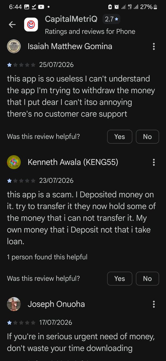 ezevieanny's tweet photo. @cenbank @capitalmetriq .....CBN should just close the bank....it's a disgrace to our financial institutions.

Nigerians are pleading, please do something @cenbank @capitalmetriq https://t.co/pLL1BM2zAD