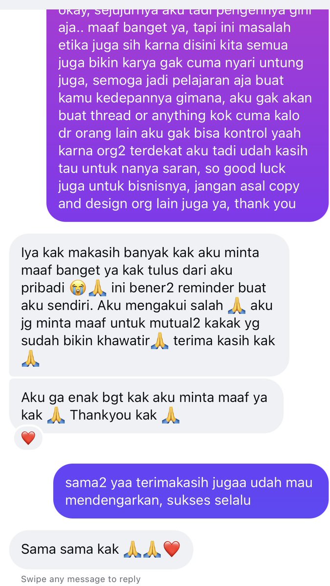 ariesveins's tweet photo. terlepas dari masalahnya ya you’re too arrogant, padahal bisa saling ngomong baik2 lewat dm instead of dilempar ke massa ky gini 🥲🥲 I also experienced someone copied my merch too but I tried to make it as civil as possible, kenapa bgt harus sampai lempar kemana2…. https://t.co/nMH5CnGgeN
