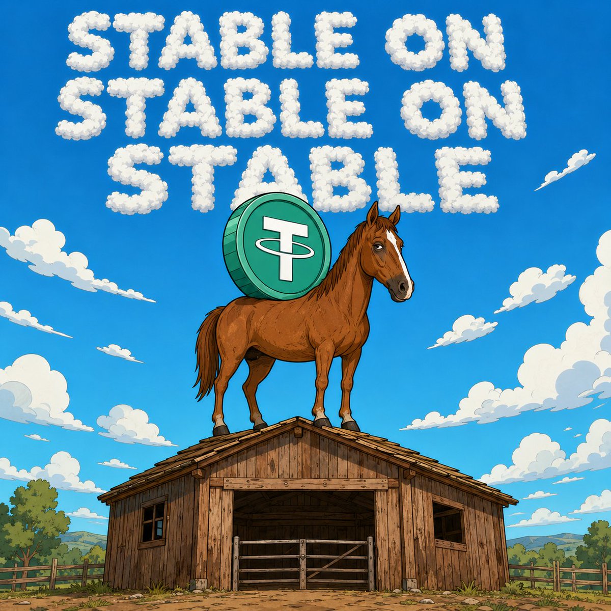 summon10m's tweet photo. stable on stable on stable @paoloardoino https://t.co/W6XsJwx3bA