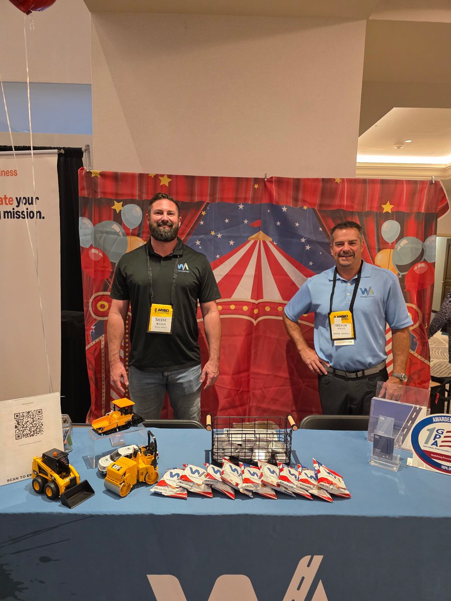 AsphaltWeems's tweet photo. AASBO 2026 is officially in the books!

It was awesome catching up with so many great people in Tucson. Thanks to everyone who took the time to visit the Weems Team at our booth—we appreciate the conversations and look forward to building together this year.

#WeemsAsphalt https://t.co/wzT298UfGN