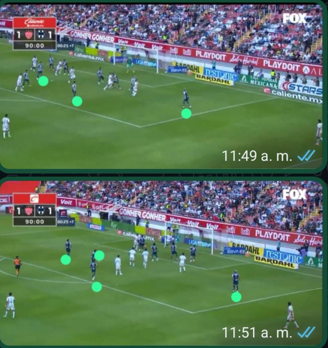 mikelherrera's tweet photo. Hay 4 jugadores que no se mueven, empiezan y terminan la jugada en el mismo lugar, se entiende la marca mixta pero los que sobran tienen que tomar un rol activo en la disputa por el el balón, sobre todo si los que tienen marca personal están forzejeando https://t.co/mcwWjzdIXs