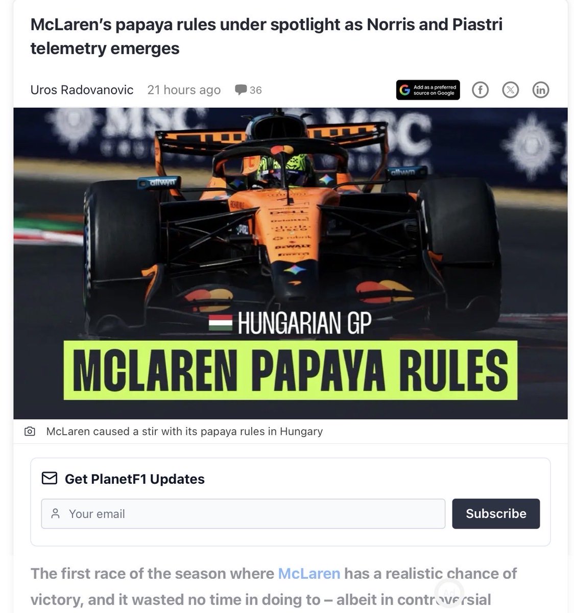 Mijkamz's tweet photo. @norriistar @PrimeNeymarx @F1GuyDan Urghh.. 🙄 this is about ‘Confident Version’ Lando. Yes, he’s confidently engrained into Mclaren &amp; boy does he know it.

It’s never about Oscar’s in the lead how do we keep him there, it’s about Lando’s behind Oscar how do we get him in front.  
Like I said Magic F1 Tricks. https://t.co/lGT3zkCVJ4