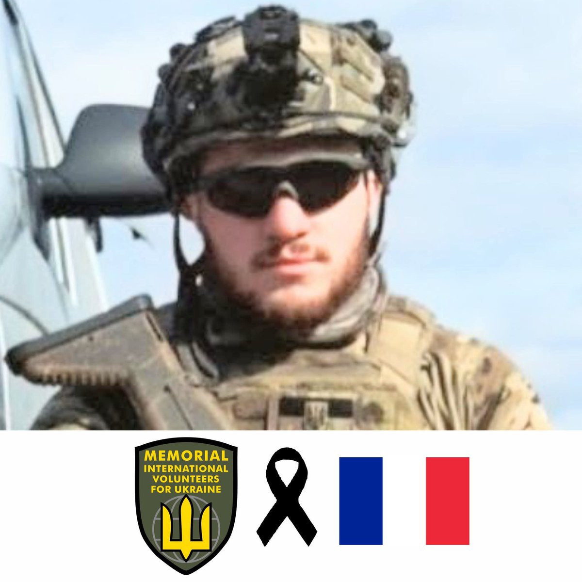 OlenaRohoza's tweet photo. 🇺🇦😭
Our Beloved French Brother Axel Kuzio, who had been serving in Ukraine as a Volunteer succumbed on the Battlefield.

Honor, Glory and Gratitude To Our Brother. https://t.co/KlzuNThKwS
