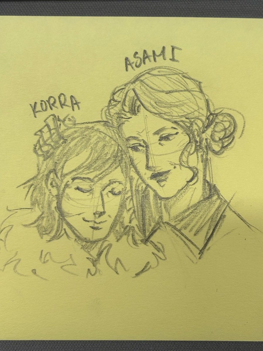 astrozorel's tweet photo. young and older korrasami ❤️❤️❤️ (doodles at work) https://t.co/zXcAWNwvTs