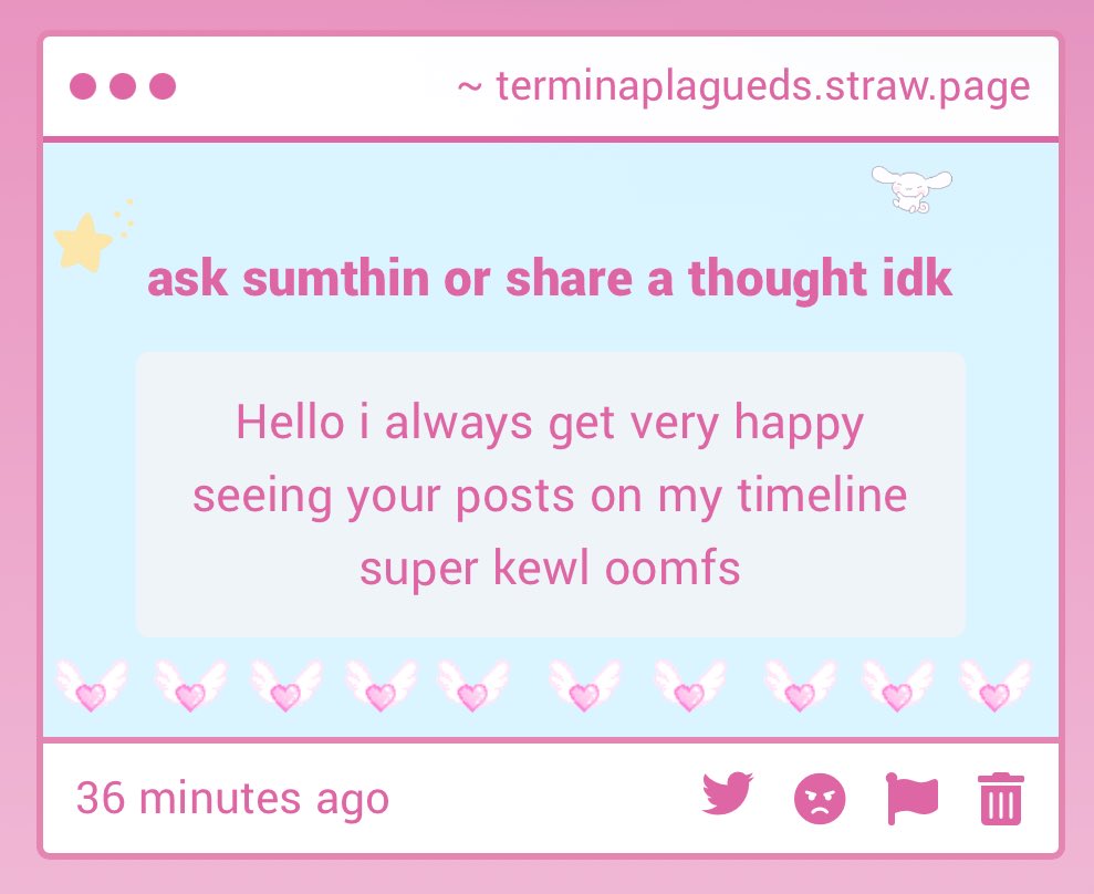 terminaplagueds's tweet photo. awww  thank  you  oomfie!!

we  like making  people  happy,  so  this  warms  our  heart  so  much.  we  hope  to  continue  making  you  feel  this  way! https://t.co/mSXoRcu1Yu