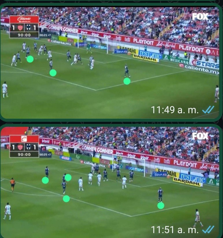 mikelherrera's tweet photo. @UntalKaiser Hay 4 jugadores que no se mueven, empiezan y terminan la jugada en el mismo lugar, se entiende la marca mixta pero los que sobran tienen que tomar un rol activo en la disputa por el el balón, sobre todo si los que tienen marca personal están forzejeando https://t.co/Smg8FXisTL