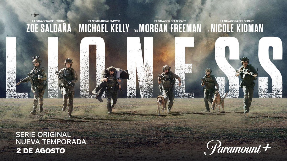 ParamountPlusMX's tweet photo. En medio del caos, la lealtad es su mejor arma. Se cuidan las espaldas sin importar lo que pase. 💥🔥
#Lioness #ParamountPlus https://t.co/clG13BWGdj