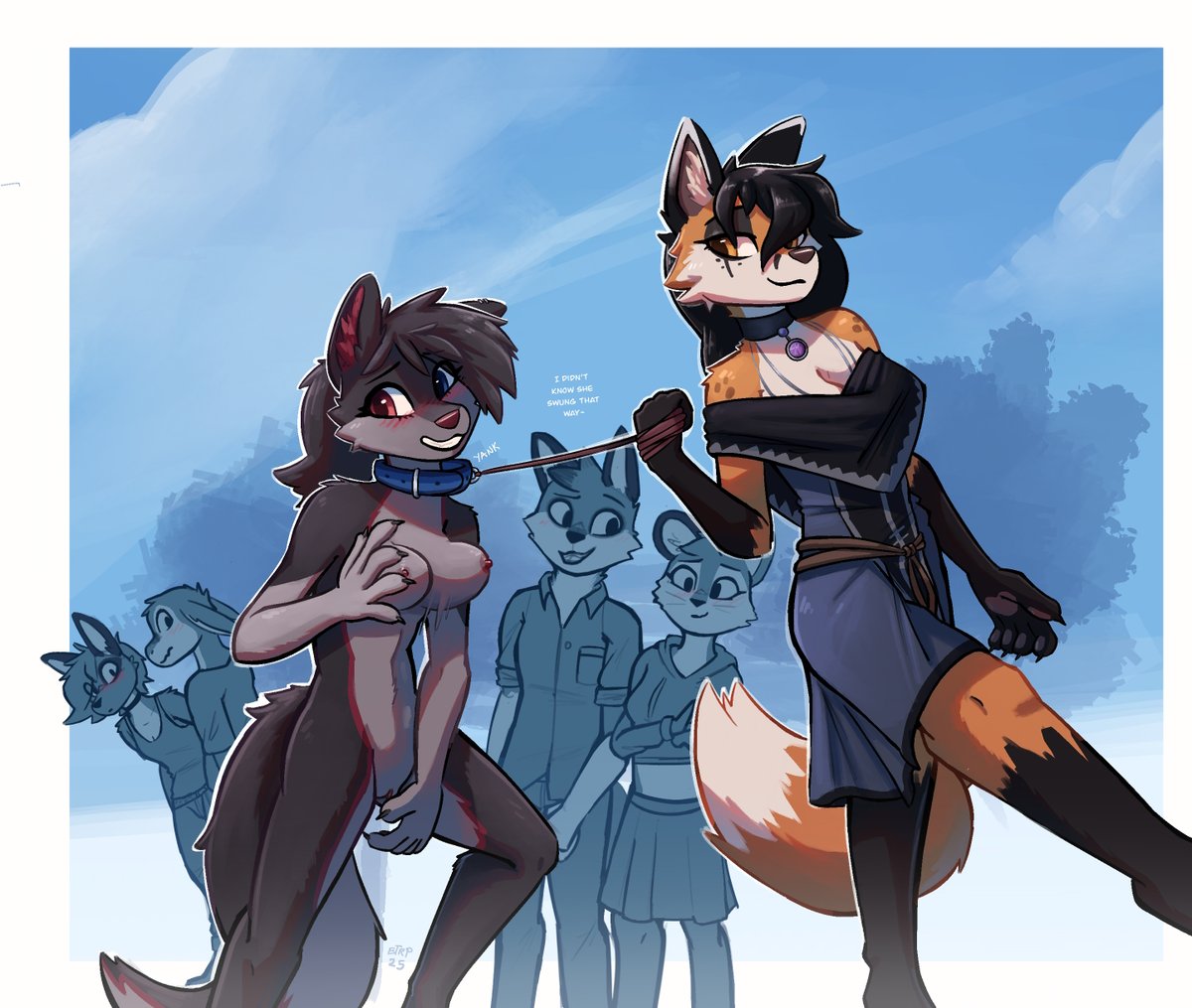 engyntrp_nsfw's tweet photo. every dog needs walkies...

comm i did for @sol_wolfo that i forgor to post here! https://t.co/80DzzsJ5Yy
