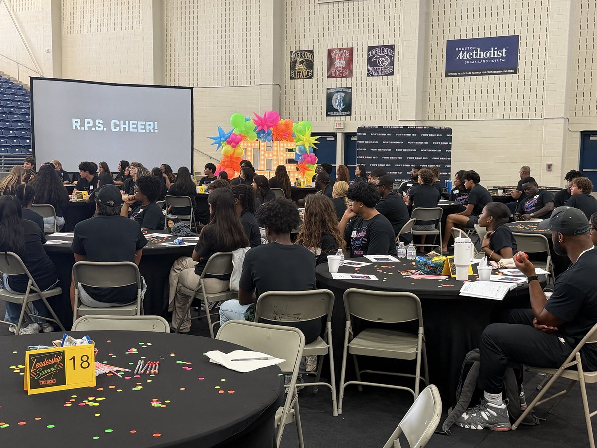 FBISDAthletics's tweet photo. FBISD Athletics Student Athlete Leadership Summit is setting the tone for the 26-27 school year. https://t.co/sfuwSpGsJK