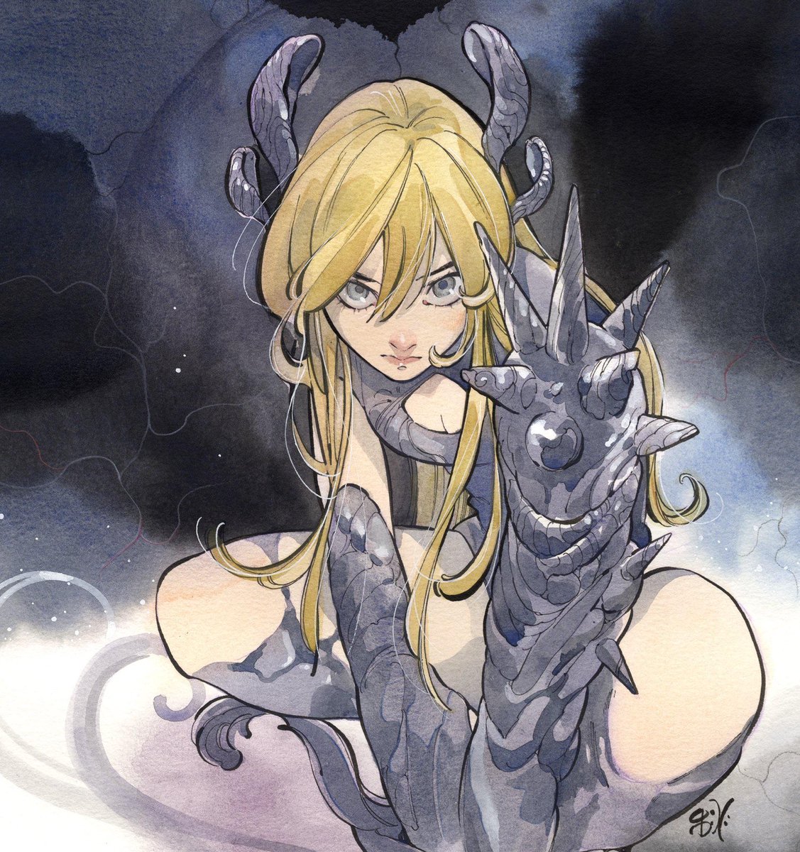 houda23333's tweet photo. MAGIK 🖤 

By Peach Momoko https://t.co/GuHLlkdFkd