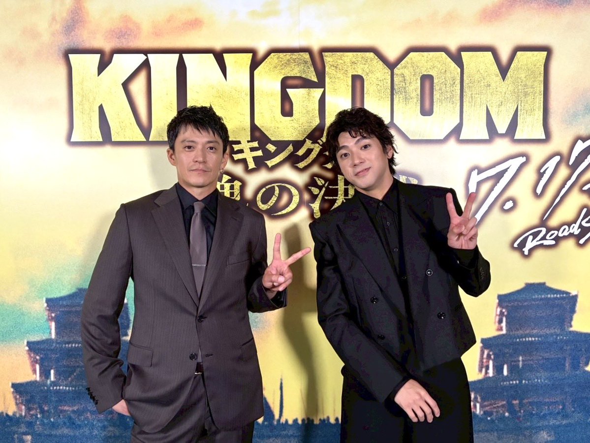 yamadayuki__ANN's tweet photo. #山﨑賢人 さん #小栗旬 さんとお送りした
#山田裕貴 のオールナイトニッポン
ありがとうございました！

カッコイイ人の間とテンポ
魂がノックする音・魂のハモり🎵

映画『#キングダム 魂の決戦』 
ぜひ大スクリーンでご覧ください！

タイムフリー📻
👉https://t.co/55b37qeHyA

#山田裕貴ANN https://t.co/sHaM9dw67f