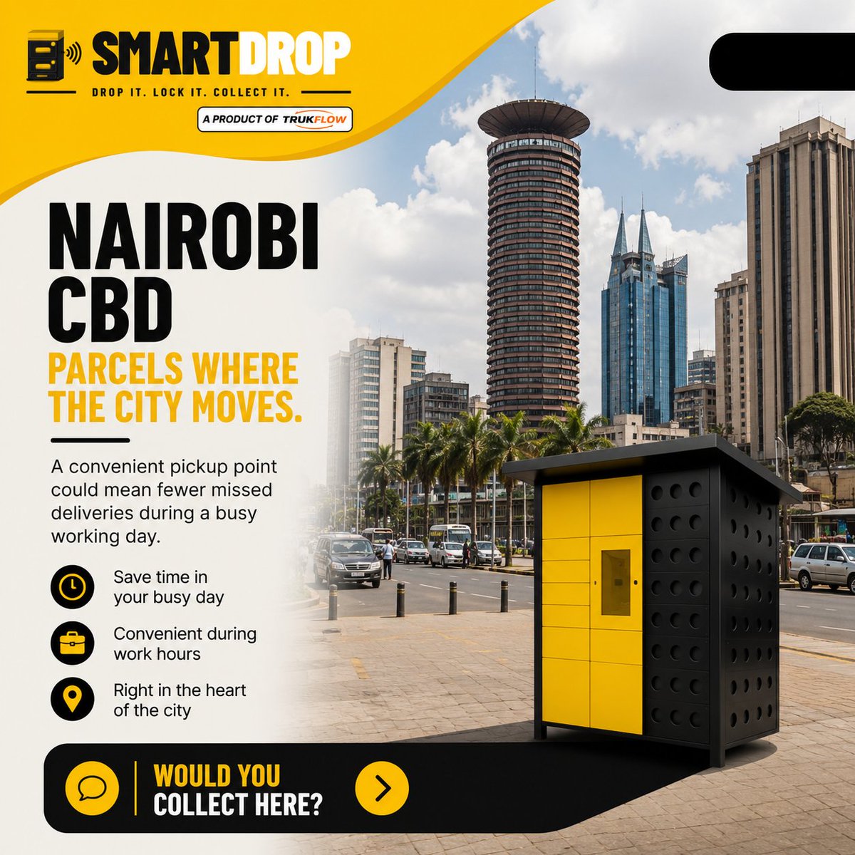 Trukflow's tweet photo. Smart lockers. Smart business.
🔒 Secure parcel storage
📱 Digital parcel management
⏰ Flexible customer collection
📊 Better visibility for merchants

🌐 https://t.co/RNjK3ROnw2
#SmartDrop #SmartLockers #LastMileDelivery #LogisticsTech https://t.co/ZApYyENbUD