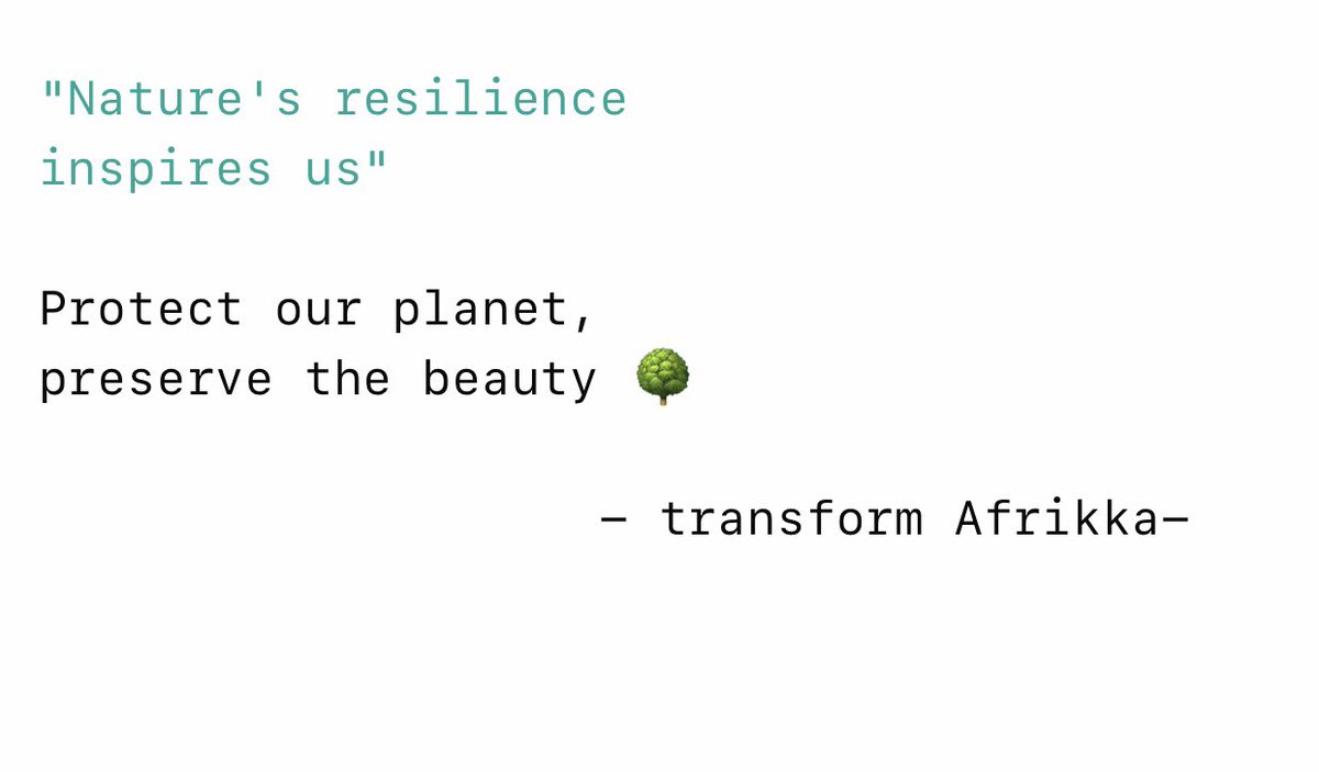 jovan_novich's tweet photo. I hope you get inspired because every tree counts and your choice could really make a difference #ActNow  @TAfrikka https://t.co/1M1hPI2VOB