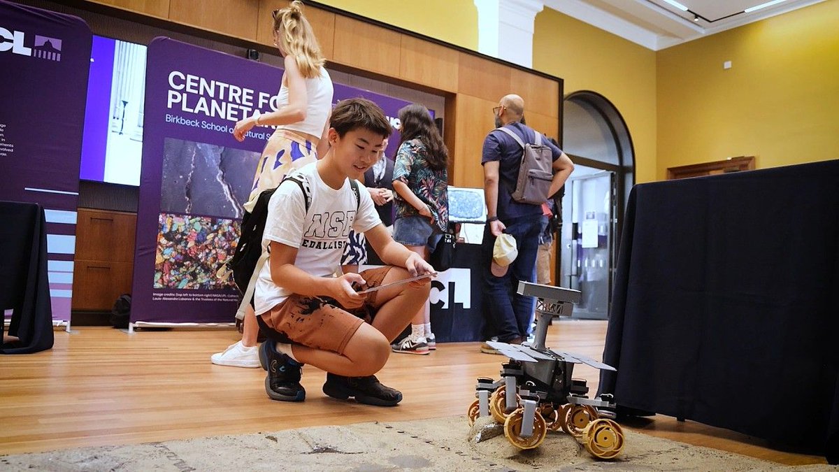 uclmaps's tweet photo. Reliving #YourUniverse Festival: #UCL200 edition, which celebrated 200 years of #Physics &amp; #Astronomy at UCL with hands-on demos and activities, a planetarium and an immersive image experience! https://t.co/BSxWhuTR2u 

#space #planetarium #ucl @ProfRamanPrinja @MSSLSpaceLab https://t.co/goSj2kDy1G