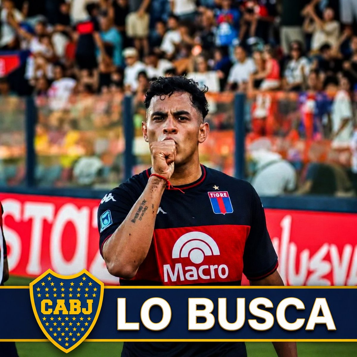 MundoBoquense_2's tweet photo. 🚨 Boca insiste por David romero. En la negociación podría entrar Alarcón y saralegui como forma de pago.
El delantero de Tigre habría sido pedido como una opción para reforzar el puesto de centrodelantero por el cuerpo técnico encabezado por el Vasco Arruabarrena.🤔👀 https://t.co/a5ODX2qch4