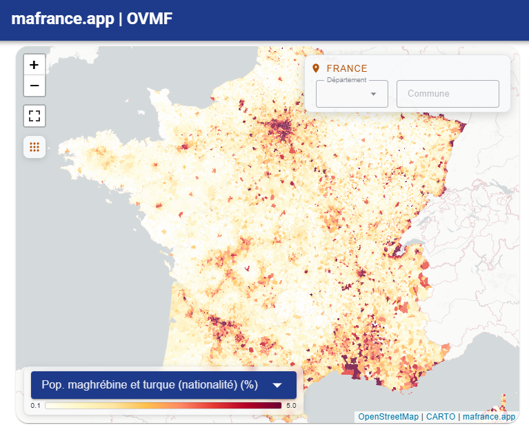 ou_va_ma_France's tweet photo. La carte interdite ?

Carte des populations maghrébine et turque en France. https://t.co/7PrXxwRD1E