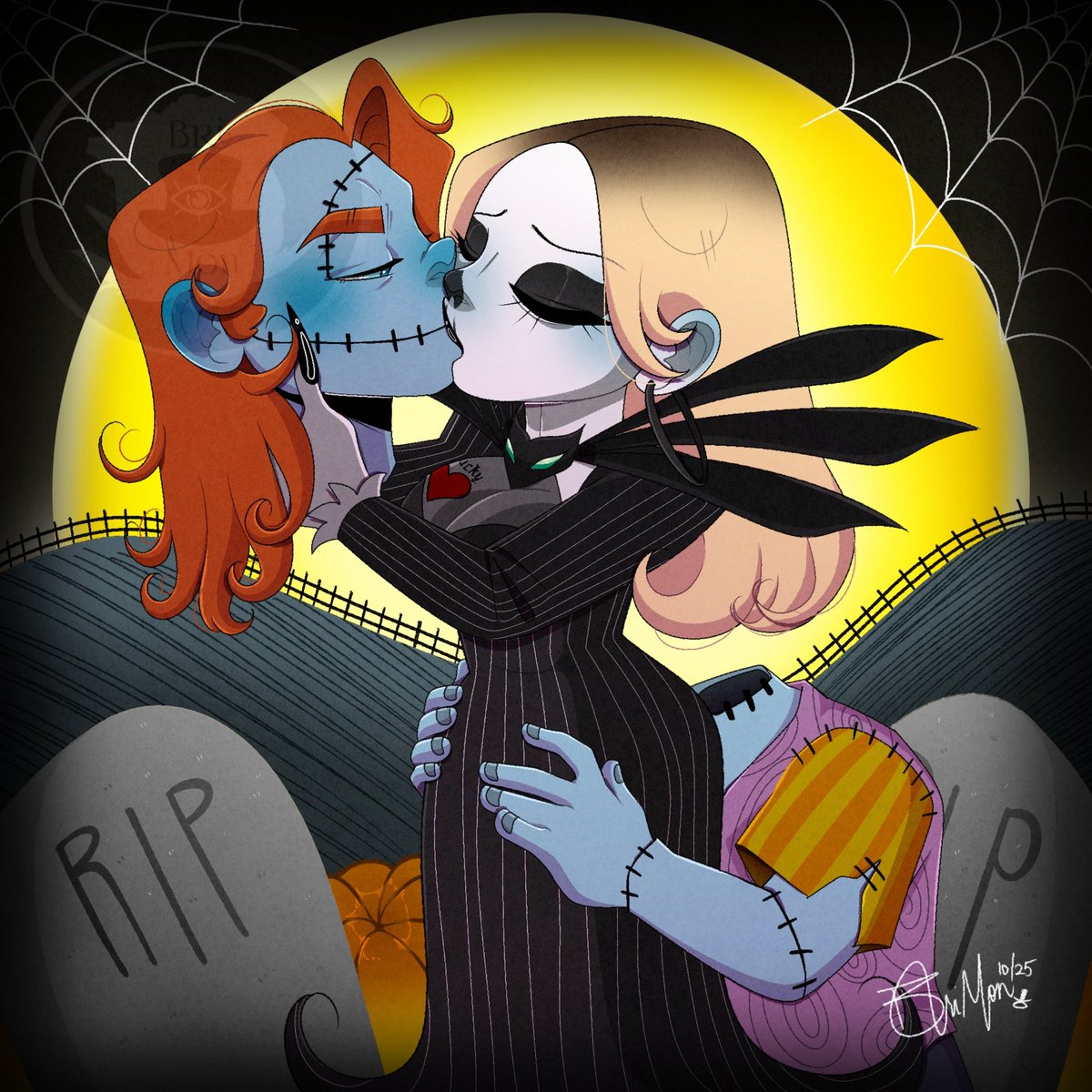 Br1M0n's tweet photo. '2025 
#chucky #chiffany #asktherays #chuckyartist https://t.co/lX8IM1Xqsc