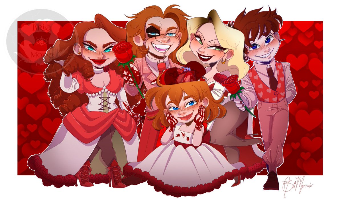 Br1M0n's tweet photo. '2025 
#chucky #chiffany #asktherays #chuckyartist https://t.co/lX8IM1Xqsc