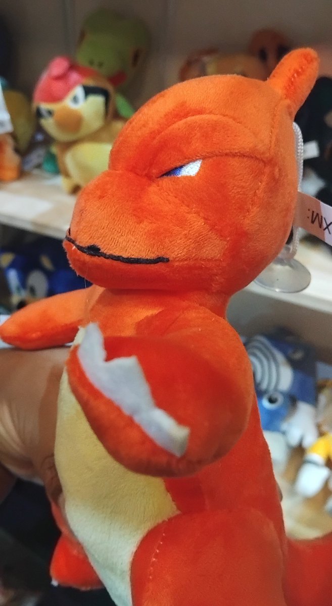 _Punchkira_'s tweet photo. Huge shout out to this Charmeleon plush I found at the market. https://t.co/cXmbG1yvGS