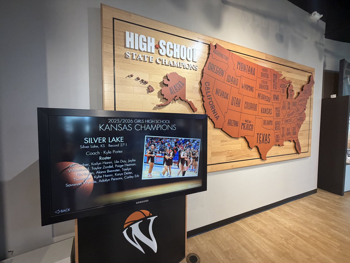 WIBWAndrew's tweet photo. Visited the Women’s Basketball Hall of Fame in Knoxville, TN, and a piece of NEKS is on display. 

All the 2026 high school girls basketball state champions have a slide, including @HaydenGirlsBbal @Lake_Hoops and Linn. 

⬇️⬇️

@WIBWsports @WBHOF https://t.co/0OsSWs1TR3