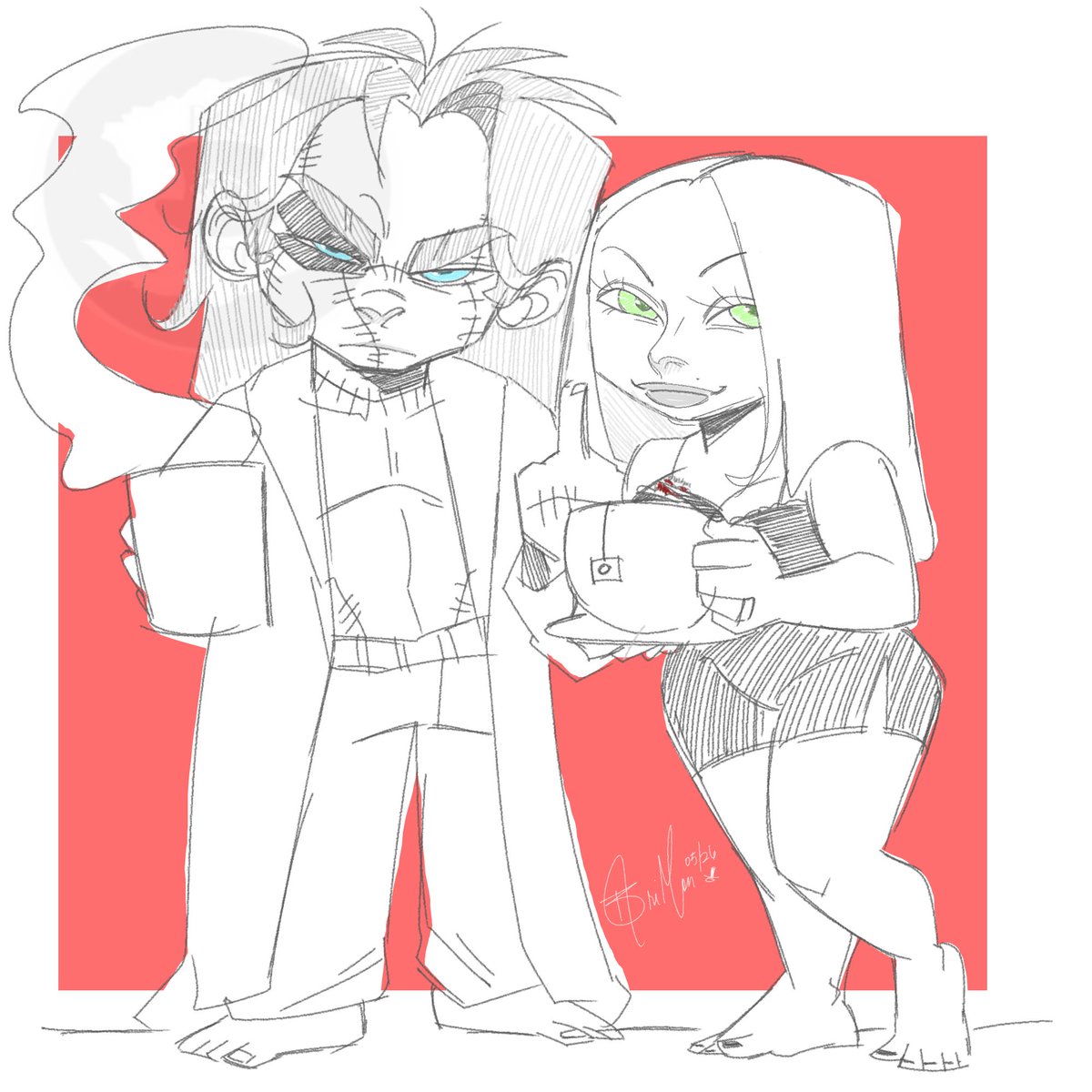Br1M0n's tweet photo. #chucky #chuckyartist #chiffany #theraykids https://t.co/5vA99ZTs4O