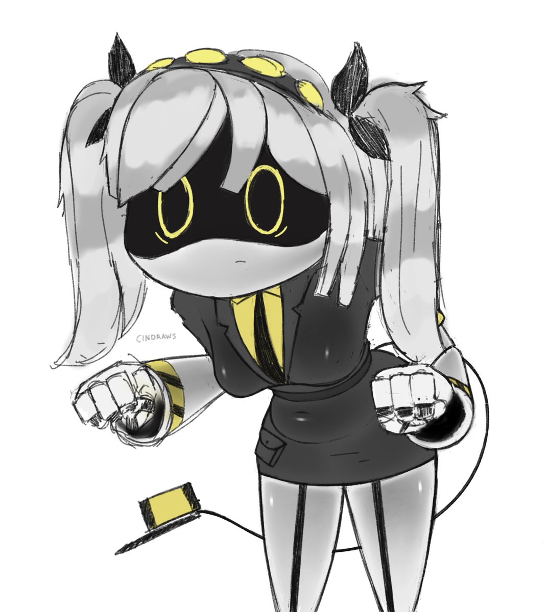 CinDraws's tweet photo. J with a lil bellay #Murderdrones #mdtwt https://t.co/5mClvw33es