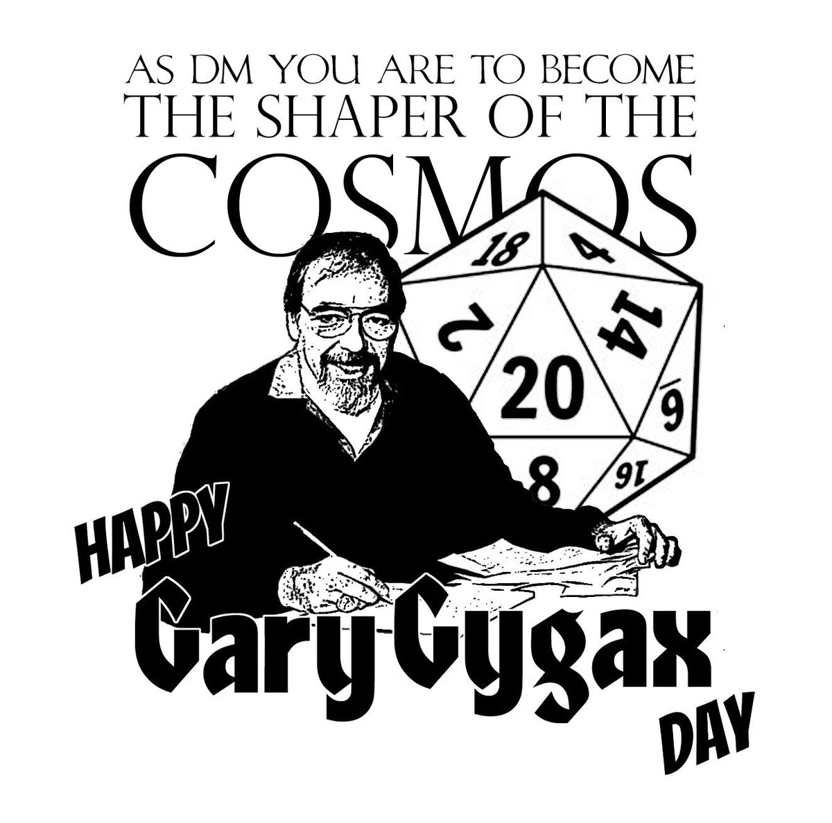 BugbearBrothers's tweet photo. We stand on the shoulders of giants! Happy Gary Gygax Day! https://t.co/gNVOKPNqTG
