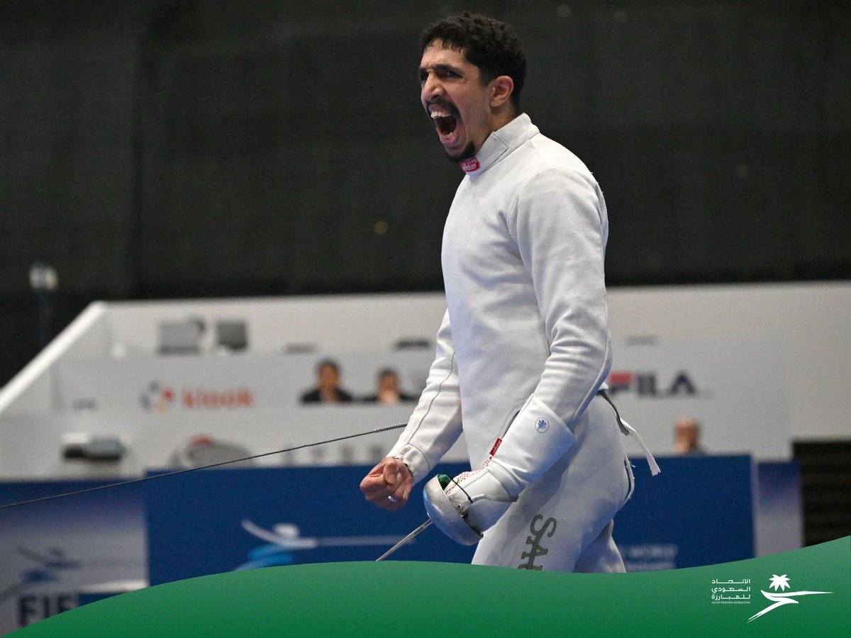 forsansport's tweet photo. إنجاز تاريخي 🇸🇦🥉

حقق لاعب المنتخب السعودي للمبارزة  خليفة خليل العميري  برونزية سلاح الأيبيه في بطولة العالم هونغ كونغ 2026، ليصبح أول لاعب سعودي  يعتلي منصة التتويج في بطولة العالم

#صحيفة_فرسان_الرياضة https://t.co/WG4sZcoZK5