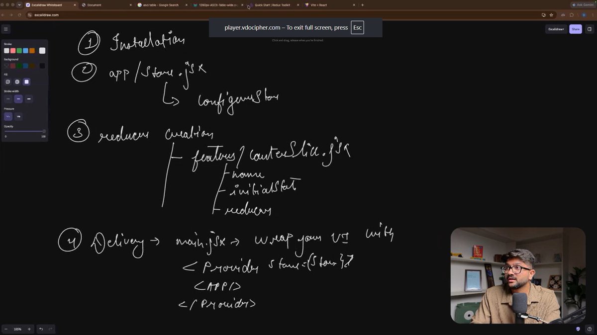 ShanBhat3's tweet photo. 🚀 React Learning – Day 19

Started learning Redux today! ⚛️

Today's key takeaways:
✅ Why Redux is needed
✅ Managing global state
✅ Understanding the Redux data 
#React #Redux #JavaScript #BuildInPublic #100DaysOfCode #WebDevelopment #Sheryians @sheryians_  #Cohort3.0 https://t.co/0MCVG7Y0co