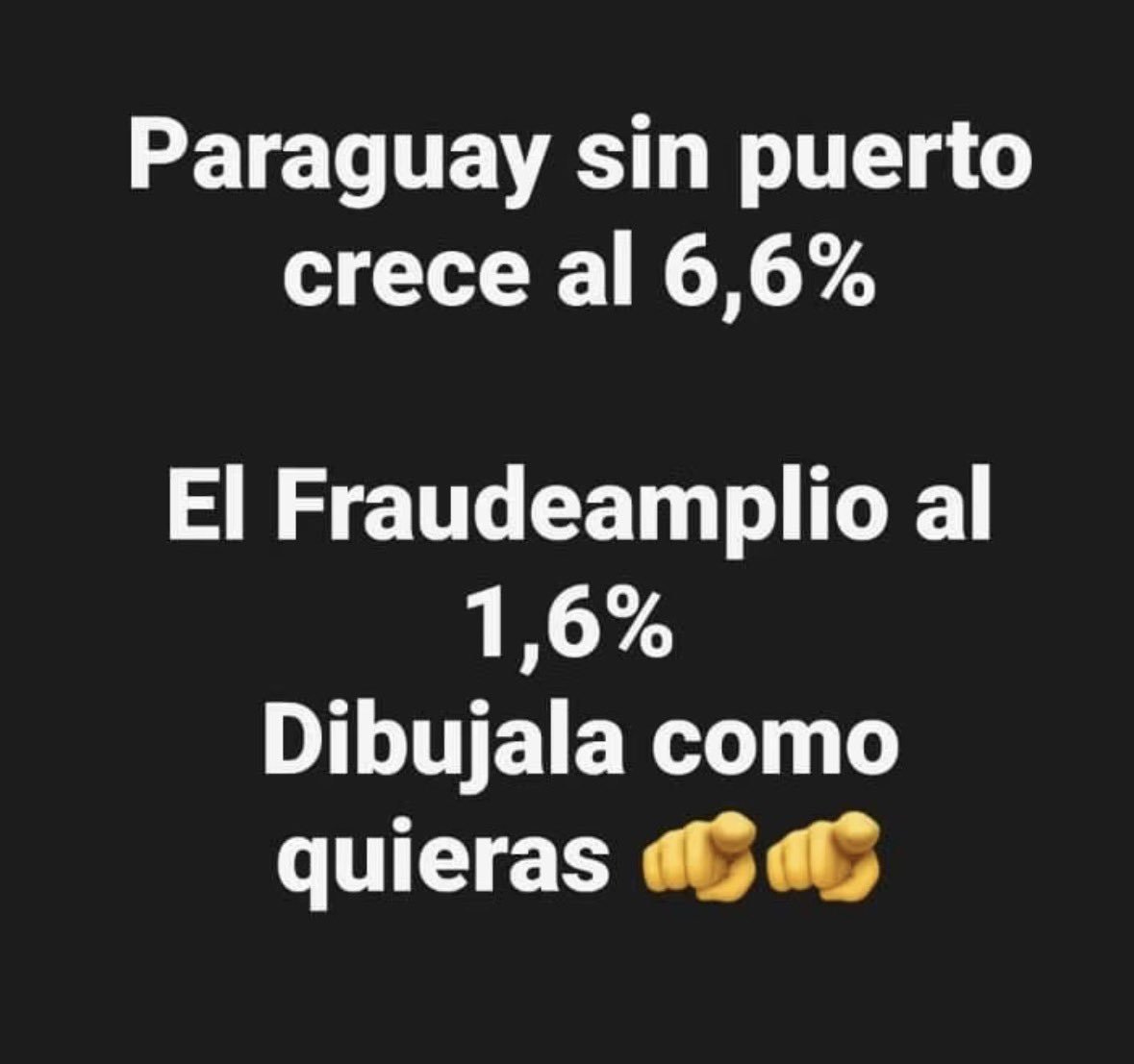 JorgePreliasco's tweet photo. LA CULPA ES DEL PUEBLO FRENTEAMPLISTA. https://t.co/0n5KmeSh3W