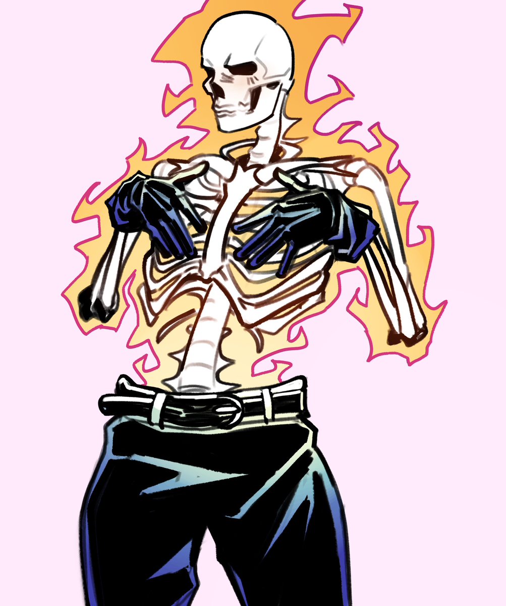 SawisiSoo's tweet photo. Ghost rider shirtless https://t.co/djvfplcrtW