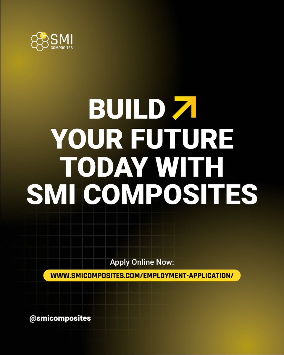 CompositesSmi's tweet photo. Join a workplace where your skills are valued, your growth is supported, and your contributions make a difference. Check out our open positions today - https://t.co/Gqiu6raoEE https://t.co/zWXfc4nSqQ