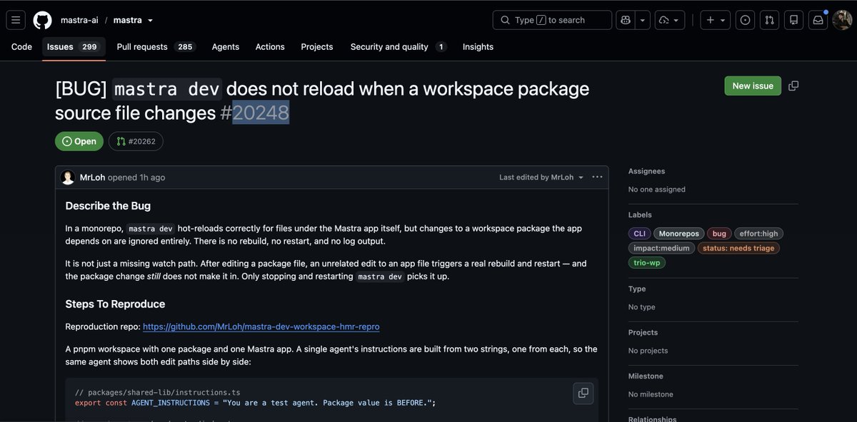 m_abdsays2's tweet photo. Opened a PR in @mastra codebase for the second time. I hope my proposed solution aligns with the requirements.

Man, I genuinely love contributing to open source!

@abhiaiyer
#opensource https://t.co/ma4JBSgSgl