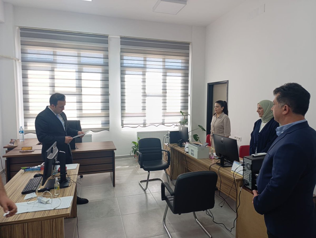 hassailcemem's tweet photo. Kaymakamımız Sayın Ali Argama, faaliyete geçen Hassa İlçe Millî Eğitim Müdürlüğü hizmet binamızda ve Halk Eğitim Merkezimizde  incelemelerde bulunarak yürütülen çalışmalar hakkında bilgi aldı.

@tcmeb 
@hataymem 
@saitbyrktr https://t.co/VCj41GjMBU
