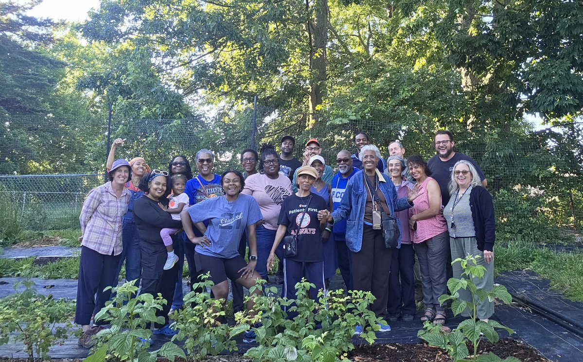 centralstate90's tweet photo. Students wrapped up the final class of our ANR Fast Track Farming program with a visit to an inspiring urban farm in West Cleveland!  
With graduation right around the corner, we look forward to celebrating all they have accomplished and what's ahead! https://t.co/YljsjwEPRR