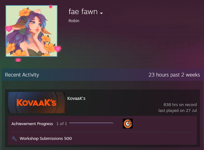 robinwobin_'s tweet photo. Just hit 500 total scenarios uploaded to @KovaaKs !!! Thank you so much to everyone for playing and I hope I can continue to bring fun and useful resources to everyone :3 https://t.co/FkjUZW7vyx