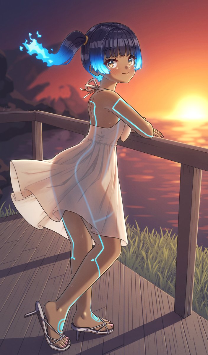 al10arc's tweet photo. Summer Sunset Sena https://t.co/Q3pXjmIsWV