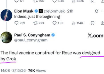 TheDeFiPhoenix's tweet photo. Paul and Elon discussion

Final construct completed by Grok

https://t.co/y7h7cW89WO https://t.co/eqFkNpXHTQ