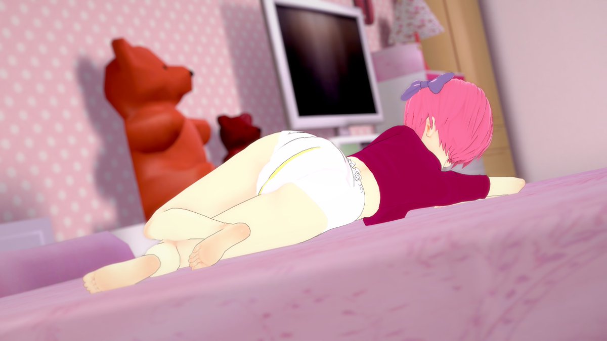 littlekitty_boy's tweet photo. Hmm, who would that character be? 🎀🧷
#abdl #adultbaby #littlespace #agere https://t.co/PqikjfmRXx