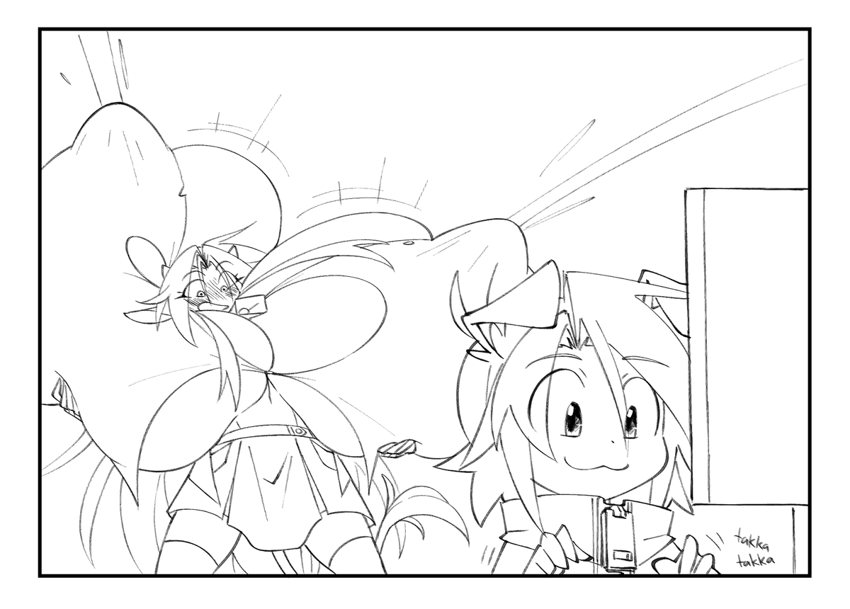 graphiteknight's tweet photo. I still like this comic, but it was made for my 100K milestone so there's no good time to repost it.

So, what would you fill in the blank speech bubbles with? https://t.co/1xgQ5YFMkQ