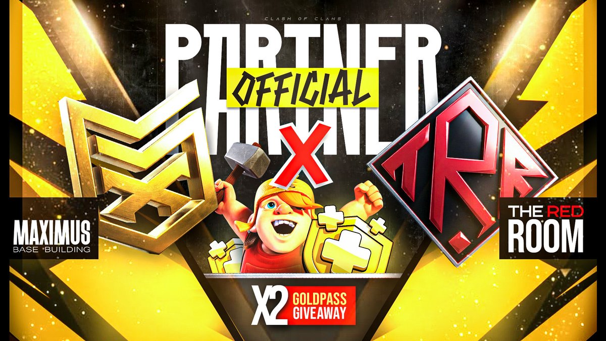 MaximusBase's tweet photo. 🤝 MBB × TRR
Partnering with one of the USA’s most elite Clash of Clans clan families! 🇺🇸

🎁 1 Gold Pass Giveaway
• Follow us
• Tag 2 friends
• ❤️ + 🔁 this post
• Join our Discord : https://t.co/ese80ib7ku

Good luck! 🍀
📅 Winner announced: 7 Aug

#ClashOfClans #Giveaway https://t.co/preNMlrdVX