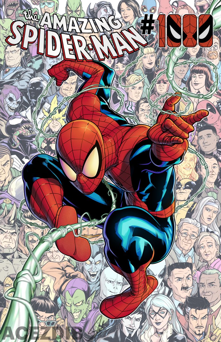 Acezdib's tweet photo. My Amazing Spider-Man #1000 Fan Cover https://t.co/1CRyR0ybbb