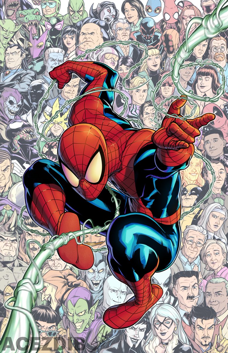 Acezdib's tweet photo. My Amazing Spider-Man #1000 Fan Cover https://t.co/1CRyR0ybbb