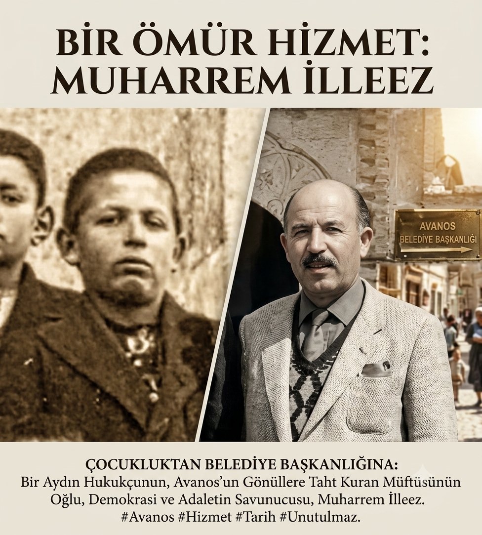 illeezlevent's tweet photo. AVANOS'UN EVLADI, ADALETİN SESİ, GÖNÜLLERİN BAŞKANI: MUHARREM İLLEEZ

Tarih sadece rakamlardan ibaret değildir.
O şehre ruhunu üfleyen, her taşına emeğini nakşeden insanların hikayesidir.

Bugün Avanos’un yetiştirdiği en müstesna değerlerden biri olan büyük babam Muharrem İlleez’i anmak istiyorum.

Avanos Müftüsü’nün oğlu olarak bu topraklarda doğan, çocukluğu bu toprakların bereketiyle yoğrulan İlleez, Cumhuriyet hukukunun kurucusu Mahmut Esat Bozkurt’un talebesi olarak yetişti.

Onun adalet anlayışı sadece kanun maddelerinde değil, vicdanda ve insanda karşılığını bulurdu.

Çumra Cumhuriyet Savcısı iken odasına astığı saza şaşıranlara verdiği o tarihi cevap bunun kanıtıdır: "Bu demokrasi."

Ünlü ozan Ruhi Su’ya cezaevinde saz çalmasına imkân tanıması da, adaletin sadece cezalandırmak değil, insanı onurlandırmak olduğunu gösteren asil bir duruştu.

O adaletli ruhu, adliye koridorlarından halkın oylarıyla geldiği Avanos Belediye Başkanlığı’na da taşıdı. Hiçbir zaman makamın gücünü değil, halkın rızasını esas aldı. Nüktedanlığı ve çocukla çocuk, büyükle büyük olabilen sahici sohbetleriyle gönüllerde taht kurdu.

Ve en önemlisi...

O dönemin şartlarında lise mezunları bile mal mülk sahibi olurken, koca ömrünü savcılıkla, idarecilikle geçiren büyük babamın vefatında ardında ne bir gayrimenkul ne de bir servet vardı.

Çünkü o kimsenin hakkına, malına tenezzül etmedi. Yetim hakkı yemedi.

Cebinde parası olanların aksine, onun bize bıraktığı en büyük miras, para ile satın alınamayacak kadar yüce olan onurlu, lekesiz ve pırıl pırıl bir isim oldu.

Dürüstlüğü ve insan sevgisini rehber edinen büyük babamı ve bu topraklarda iz bırakan tüm büyüklerimizi saygı ve rahmetle anıyorum.

Bıraktığı o asil duruş, yolumuzu aydınlatmaya devam ediyor.

#Muharremİlleez #Avanos #Vefa #OnurluBirHayat