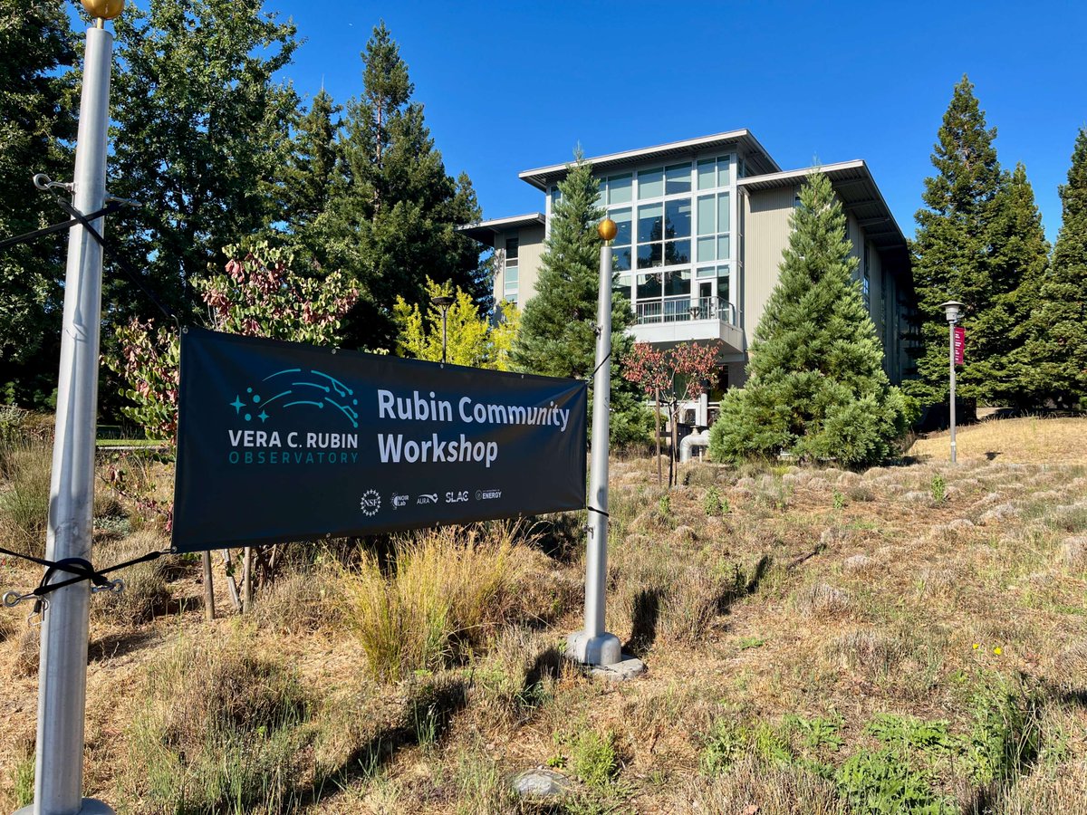 VRubinObs's tweet photo. Today, we're kicking off the 2026 Rubin Community Workshop @SLAClab! #RCW2026

Over the next five days, hundreds of scientists and engineers will come together for collaboration and conversation about big-data astrophysics with Rubin. 

Here's to a week of sharing ideas! 🔭💻 https://t.co/32A7UFwV4U