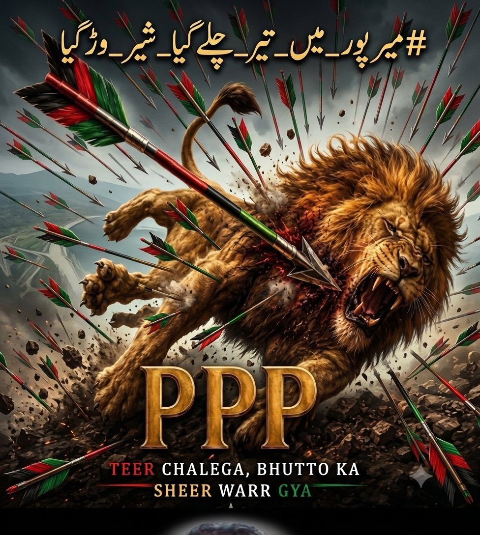 WajihaAbid1's tweet photo. میر پور میں تیروں کی بارش! 🏹
مبارک ہو چیئرمین بلاول بھٹو زرداری! 
❤️🖤💚
@BBhuttoZardari 
#MirpurMainTeerChaleyGa 
#میرپور_میں_تیر_چلےگا https://t.co/LCcF6ZXBl1